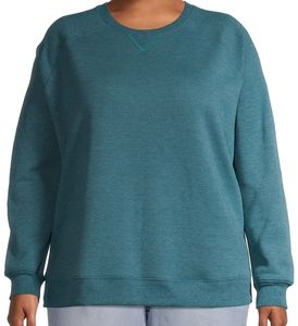 Terra and Sky Womens Plus Size Fleece Athleisure Sweatshirt Size OX
